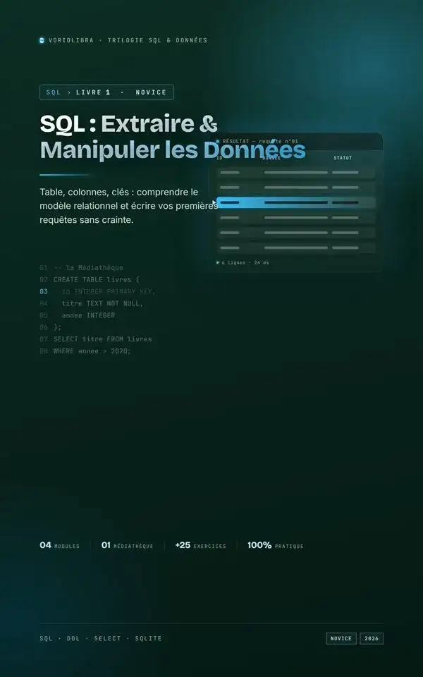 Couverture SQL : Extraire et Manipuler les Données
