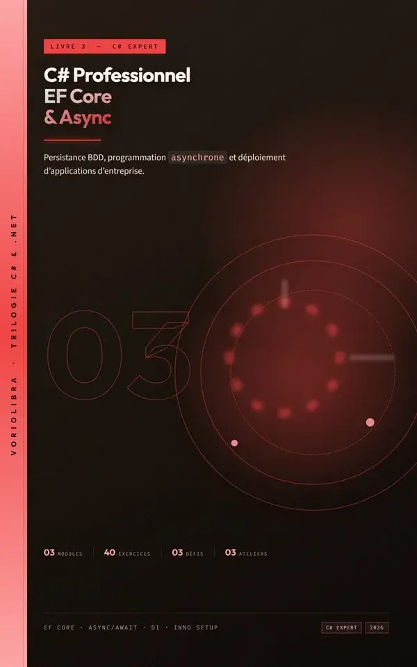 Couverture C# Professionnel : EF Core, Async & Deployment