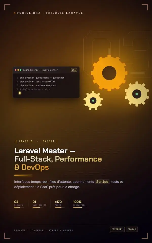 Couverture Laravel Master : Full-Stack, Performance & DevOps