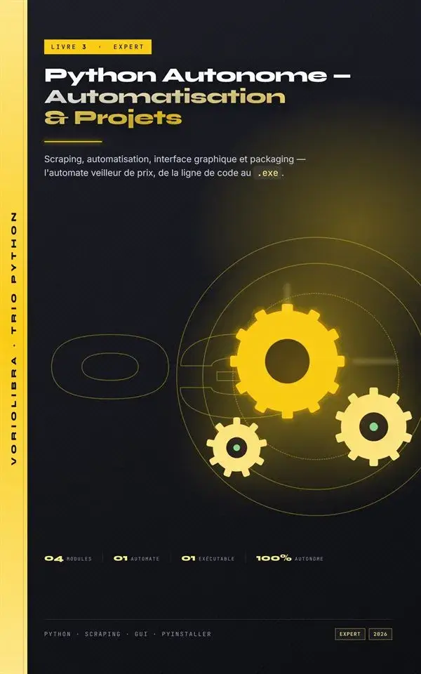 Couverture Python Autonome : Automatisation, Web Scraping & Projets