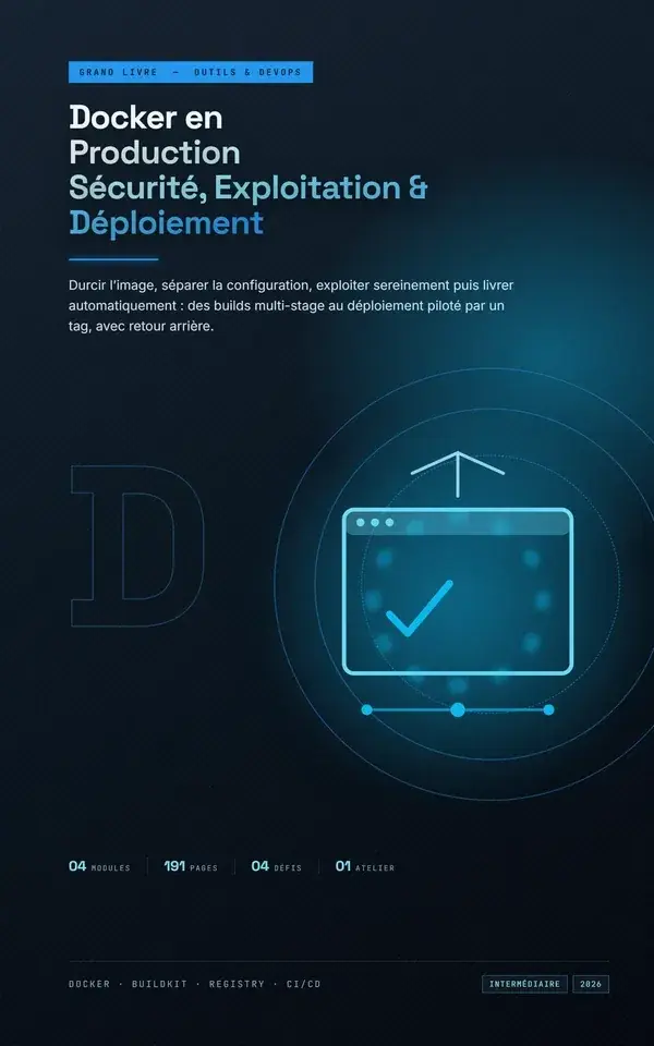 Couverture Docker en Production : Sécurité, Exploitation & Déploiement